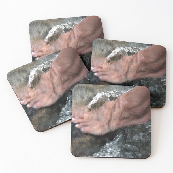 Item preview, Sexy woman foot in water flow designed and sold by LuminusProject.