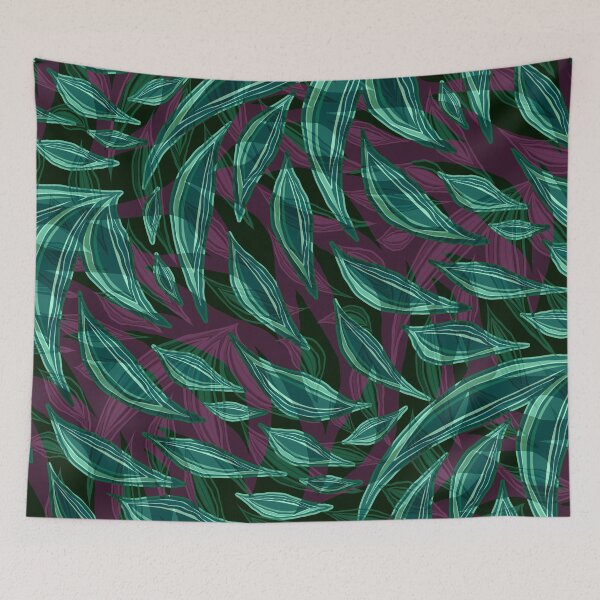 Item preview, Abstract Hawaiian Tropical Leaves 113 designed and sold by sunnthreads.