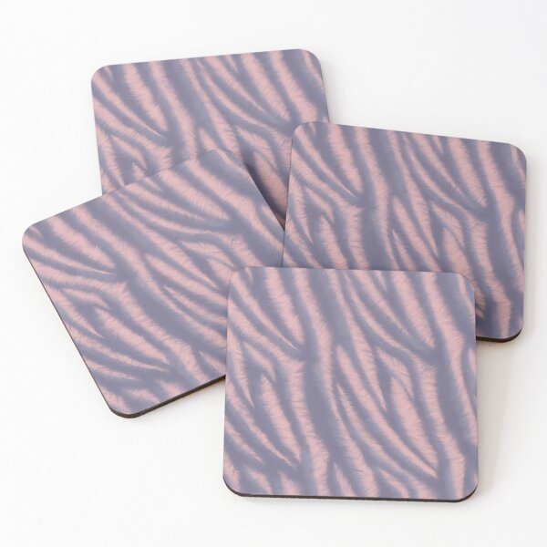 Item preview, Fur Fluffy Pink and Purple Zebra Print Pattern designed and sold by haximica.