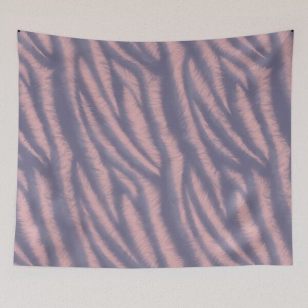 Item preview, Fur Fluffy Pink and Purple Zebra Print Pattern designed and sold by haximica.