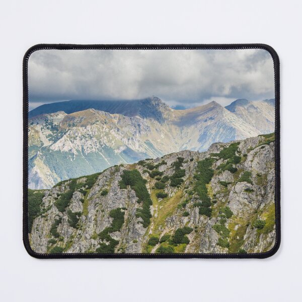 Item preview, High mountains under blue cloudy sky designed and sold by Lukasz Szczepanski.