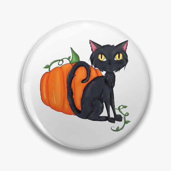 Item preview, Pumpkin patch cat designed and sold by AirellesArts.