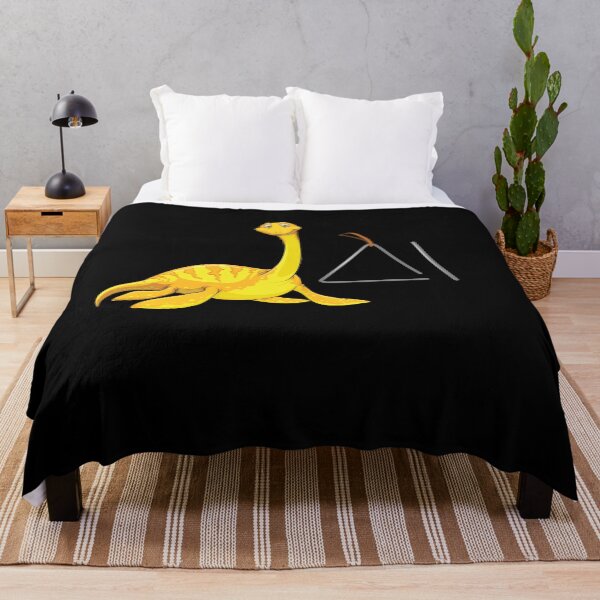 Item preview, Dinosaur Playing Triangle ,Funny Good Dinosaur Triangle Lovers Yellow Cute Dinosaur Art designed and sold by pedrored369.