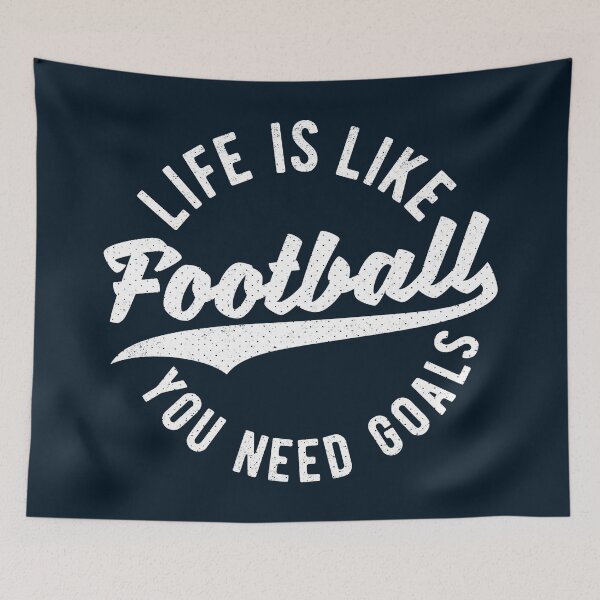 Item preview, Life Is Like Football You Need Goals designed and sold by Numero14.