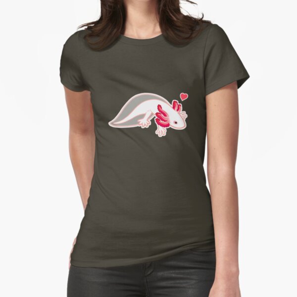 Axolotl Love Fitted T-Shirt
