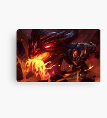 LoL - Dragonslayer Braum Canvas Print