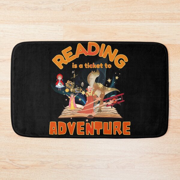 Item preview, Reading Is A Ticket To Adventure designed and sold by my-green-gecko.