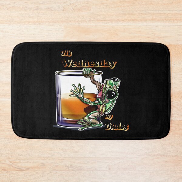 Item preview, Whiskey Frog Green: It's Wednesday, My Dudes designed and sold by iduzarts.