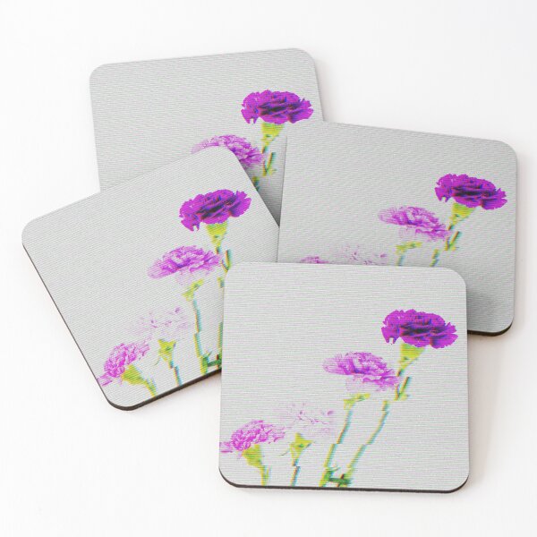 Item preview, Glitch Purple Flowers ethereal designed and sold by BioDigital-Jazz.