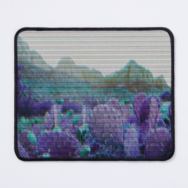 Item preview, Isabela Madrigal Purple Glitch Cacti designed and sold by BioDigital-Jazz.