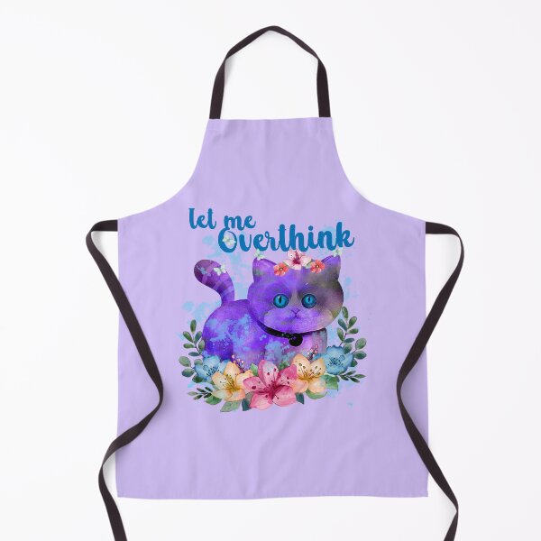 Item preview, Let Me Overthink - Cat (purple) designed and sold by ibijin.