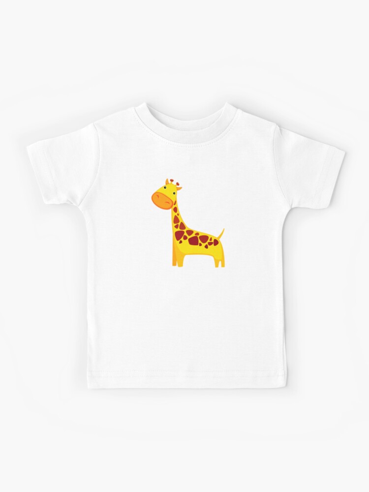 U/&MFashions Funny Giraffe Face Children Cotton Tee Cartoon
