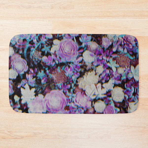 Item preview, Purple Glitch Succulents Vaporwave Art designed and sold by BioDigital-Jazz.