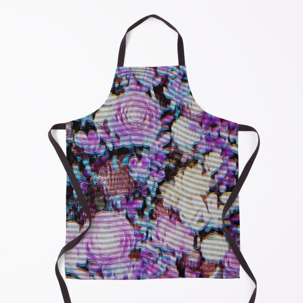 Item preview, Purple Glitch Succulents Vaporwave Art designed and sold by BioDigital-Jazz.