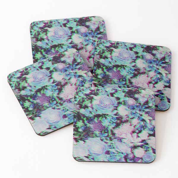 Item preview, Green Glitch Succulents Vaporwave Art designed and sold by BioDigital-Jazz.