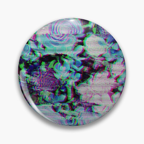 Item preview, Green Glitch Succulents Vaporwave Art designed and sold by BioDigital-Jazz.