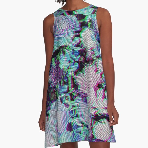 Item preview, Green Glitch Succulents Vaporwave Art designed and sold by BioDigital-Jazz.