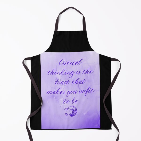Item preview, Critical thinking makes you unfit to be sheep designed and sold by Pugnaciousprint.