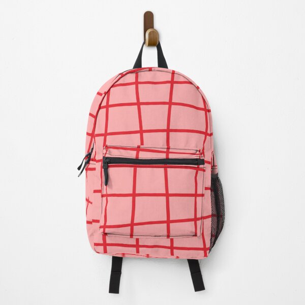 Item preview, Hand Drawn Grid (red/pink) designed and sold by Design Minds Boutique.