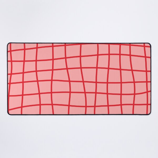 Item preview, Hand Drawn Grid (red/pink) designed and sold by Design Minds Boutique.