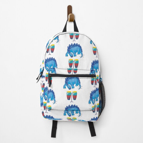 Item preview, Dinosaur Playing Conga Drum ,Funny Good Dinosaur Congo Drum Lovers Cute Blue Colorful Design designed and sold by pedrored369.