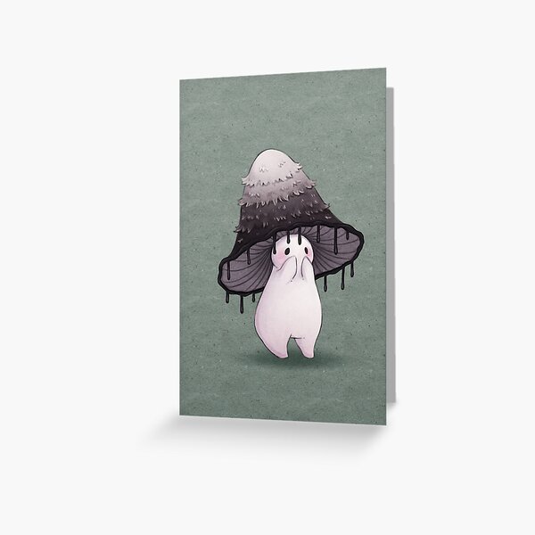 Item preview, Ink cap Mushroom designed and sold by Fairydrop.