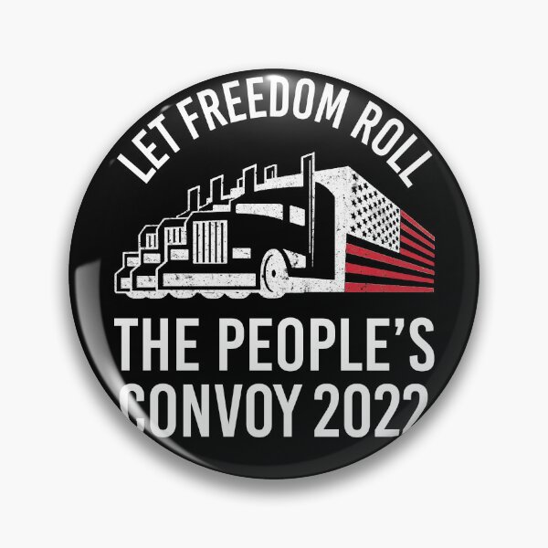 Item preview, Let Freedom Roll The People's Convoy 2022 designed and sold by Hapoel.