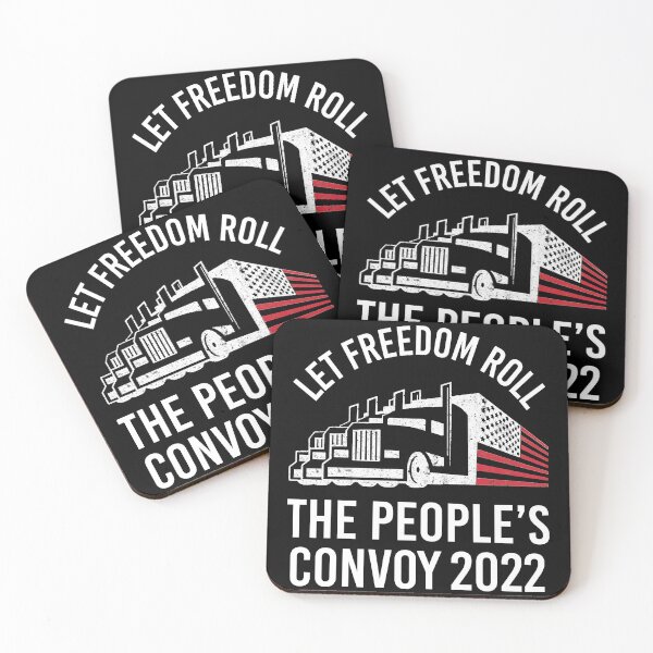 Item preview, Let Freedom Roll The People's Convoy 2022 designed and sold by Hapoel.