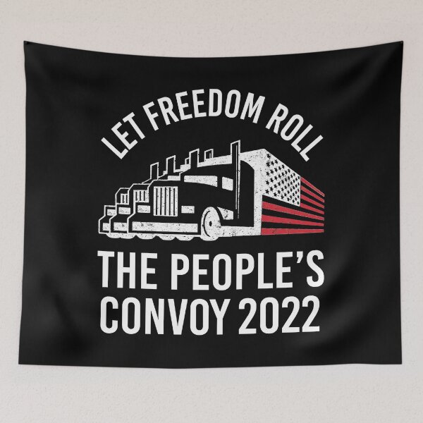 Item preview, Let Freedom Roll The People's Convoy 2022 designed and sold by Hapoel.