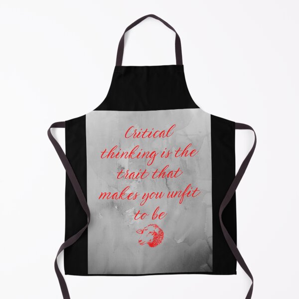 Item preview, Critical thinking makes you unfit to be sheep designed and sold by Pugnaciousprint.