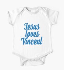 Jesus loves Vincent One Piece - Short Sleeve