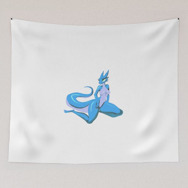 Item preview, Light Blue Kobold Sitting designed and sold by Annaklava.