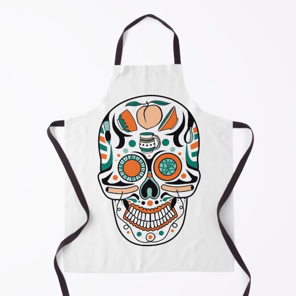 Item preview, Sugar Skull with Pottery Tools designed and sold by Galanat26.