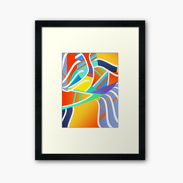 Number 38 - Modern Art Prints Framed Art Print