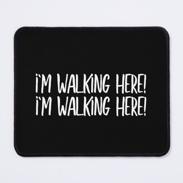 Item preview, I'm walking here (white) designed and sold by didijuca.