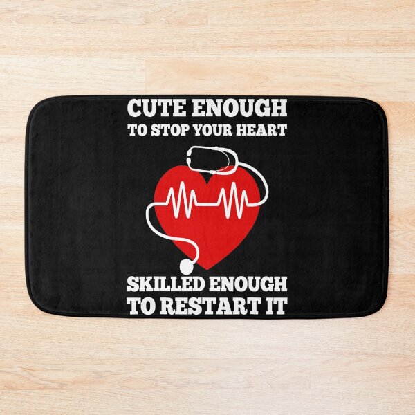Item preview, Cute enough to stop yor heart - for nursing lovers designed and sold by TeesLina.