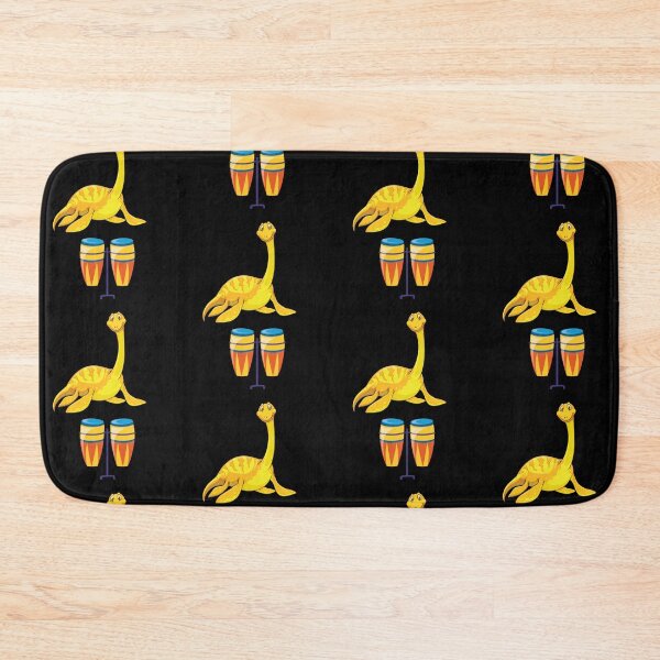 Item preview, Dinosaur Playing Conga Drum ,Funny Good Dinosaur Congo Drum Lovers Yellow Cute Dinosaur Colorful Art designed and sold by pedrored369.