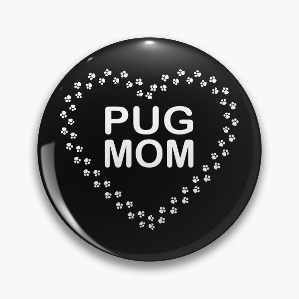 Item preview, Pug Mom Heart Paws designed and sold by Pugstuff.