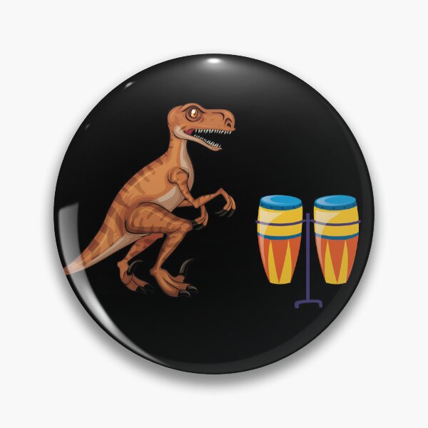 Item preview, Dinosaur Playing Conga Drum,Funny Good Dinosaur Congo Drum Lovers Colorful Art designed and sold by pedrored369.