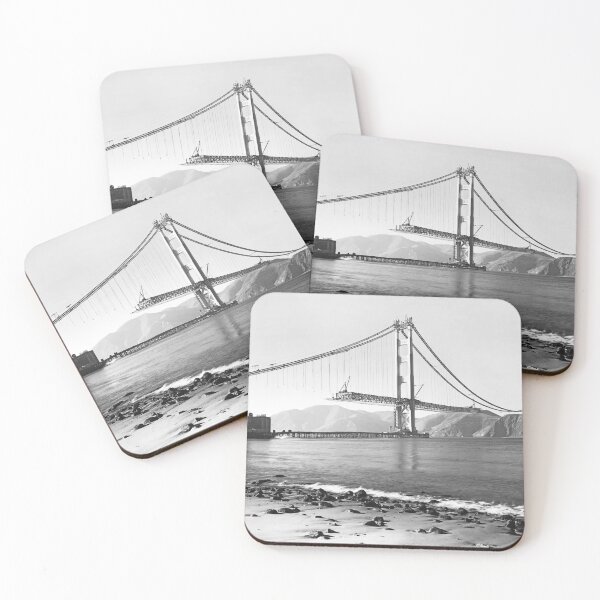 Item preview, Golden Gate Bridge Under Construction, San Francisco Bay, famous bridges,  designed and sold by Nostrathomas66.