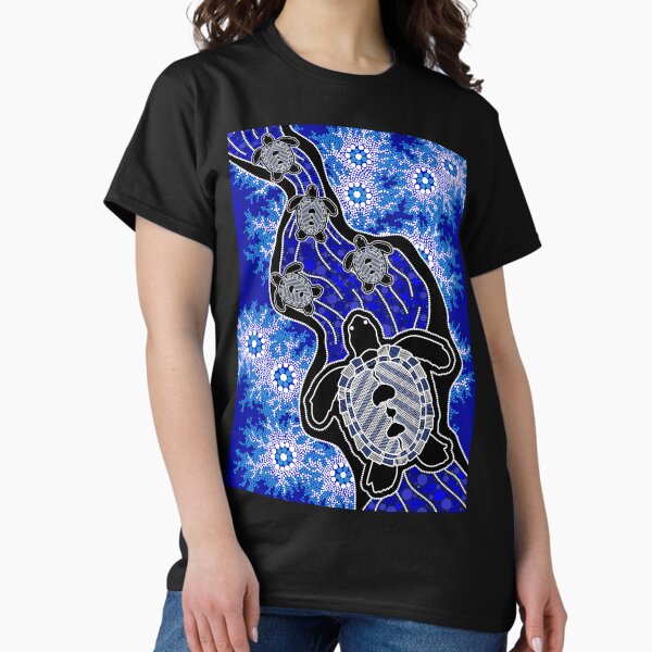 Item preview, Authentic Aboriginal Art - Baby Sea Turtles designed and sold by HogarthArts.