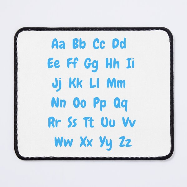 Item preview, British english alphabet inblue designed and sold by LukjanovArt.