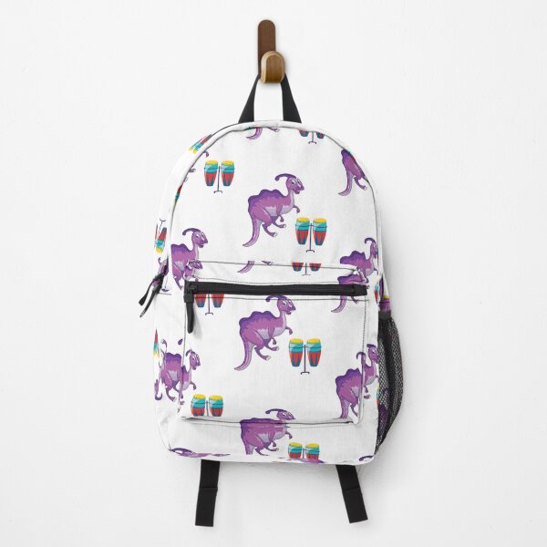 Item preview, Dinosaur Playing Conga Drum ,Funny Good Purple Dinosaur Congo DrumLovers Colorful Art designed and sold by pedrored369.