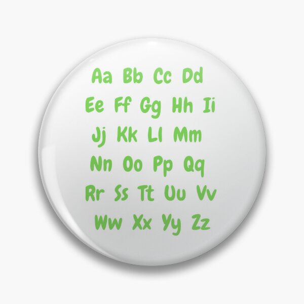 Item preview, Green British english alphabet  designed and sold by LukjanovArt.