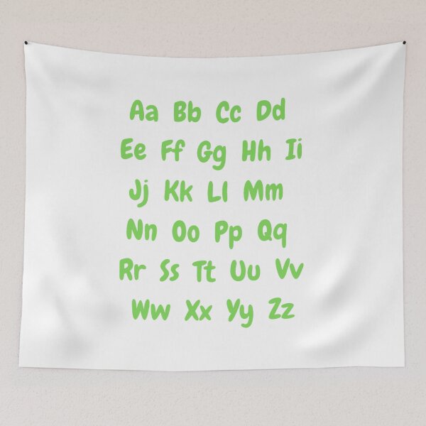 Item preview, Green British english alphabet  designed and sold by LukjanovArt.