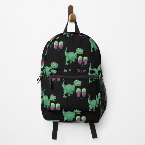 Item preview, Dinosaur Playing Conga Drum ,Funny Good Dinosaur Congo Drum Lovers Green Colorful Design designed and sold by pedrored369.