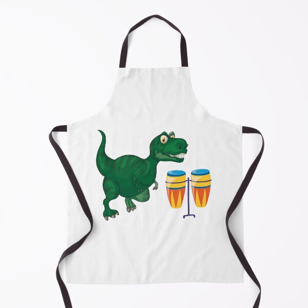 Item preview, Dinosaur Playing Conga Drum ,Funny Good Dinosaur Congo Drum Lovers Cool Green Colorful Design designed and sold by pedrored369.