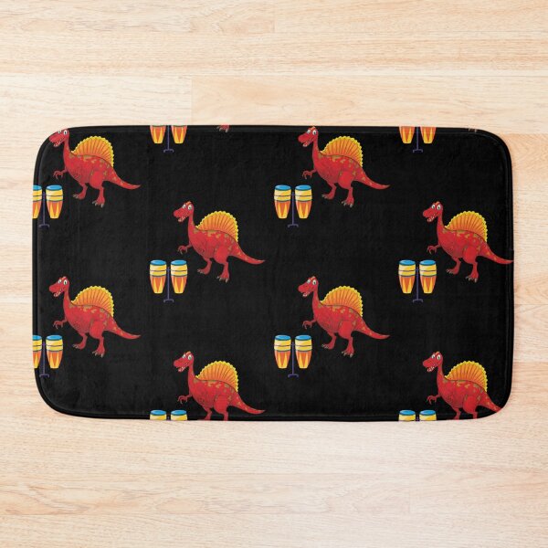 Item preview, Dinosaur Playing Conga Drum ,Funny Good Dinosaur Congo Drum Lovers Red Colorful Design designed and sold by pedrored369.