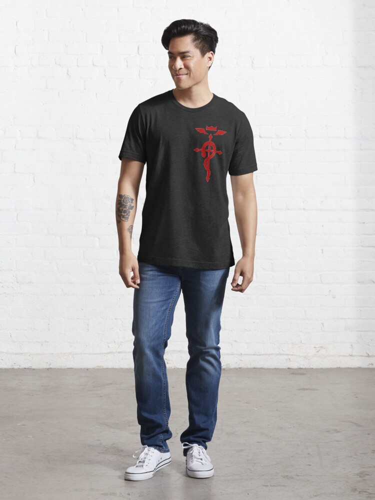 Alternate view of Fullmetal Alchemist Flamel Logo Essential T-Shirt