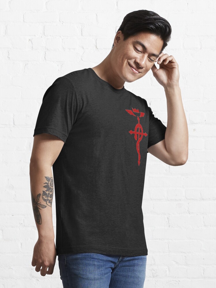 Alternate view of Fullmetal Alchemist Flamel Logo Essential T-Shirt